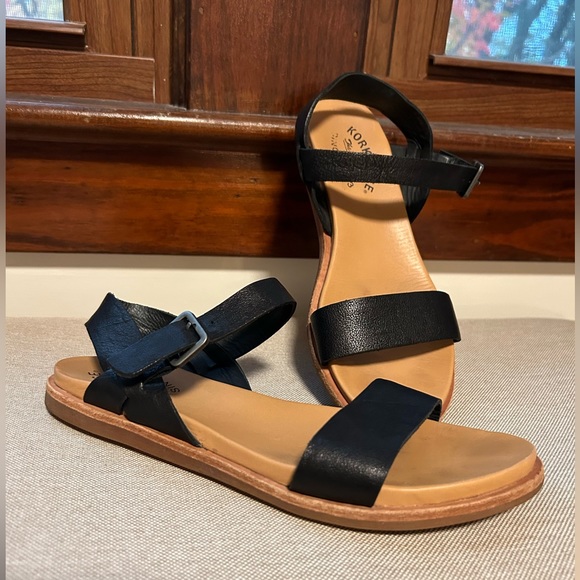 Black Kork-Ease sandals - Picture 3 of 5